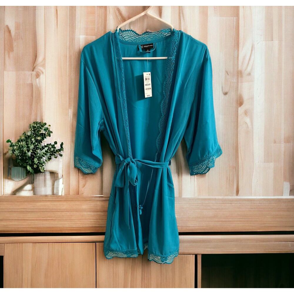 NWT Sea Isle Turquoise INC International‎ Concepts Robe Women Size Medium